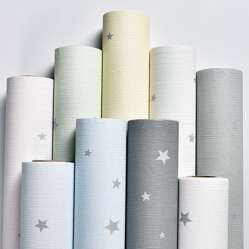 Wallpaper self-adhesive bedroom warm waterproof moisture-proof thick wallpaper living room background wall environmental protection net red forest dormitory stickers