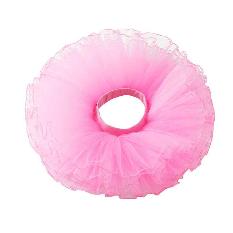 Children's dance gauze skirt girls skirt tutu Chinese dance skirt ballet skirt white dance skirt mesh skirt