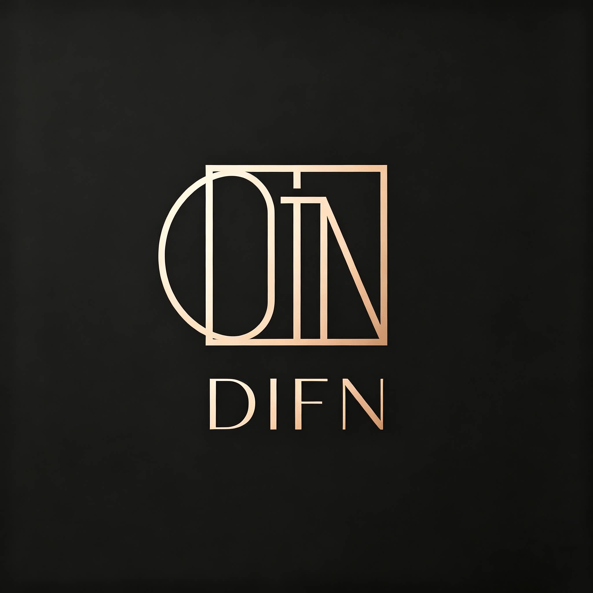DIFN美妆护肤品牌店的LOGO