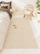 Japanese-style carpet bedroom girl bedside ins wind linen pattern non-slip light luxury living room modern minimalist room floor mat