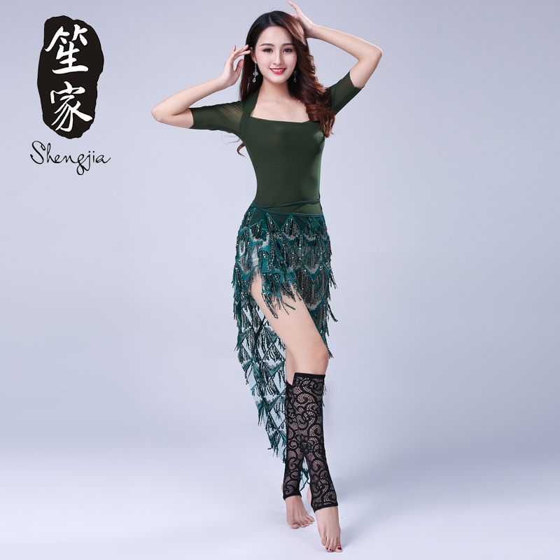 Sheng Family Belly Leather Dance Costume Suit 2022 New Summer Oriental Dance Suit practice to serve the women