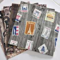 Retro Nostalgia 3d Solid Wall Sticker Self-Adhesive Waterproof Moisture Protection Industrial Wind Restaurant Barber Shop Renovated Wall Paper Appliquer