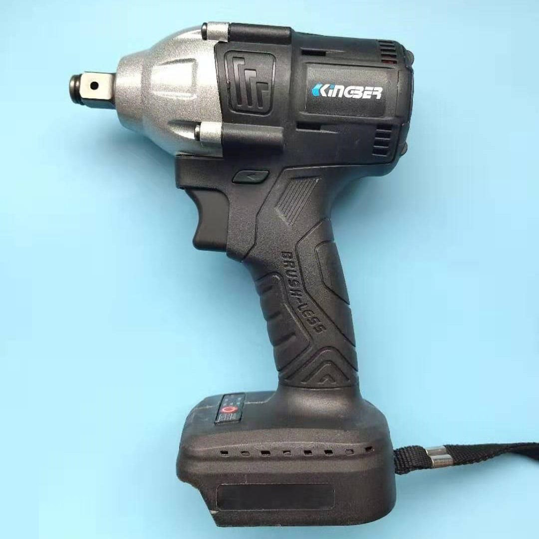 Electric Screwdriver Big Torque Powerful High Power Brushless Rechargeable Electric Pneumatic Wrench Shelf Woodworking Steam Repair Impact Wrench