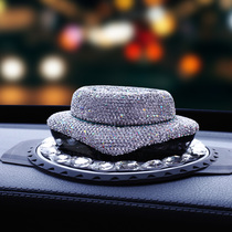 Red Creative Drilling Car Perfume Aroma Goddess Car Designated Console Decoration