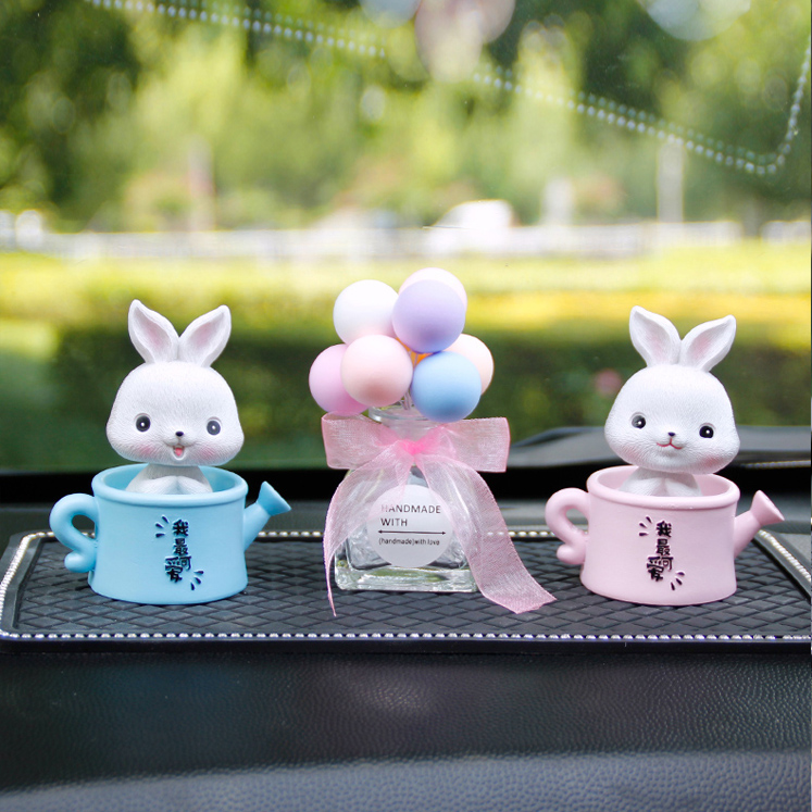 Zhongzhong Rabbit Car Decoration Car Interior Accessories Net Red Goddess Interior Decoration Supplies