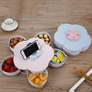 【年货爆款】创意旋转糖果盒果盘