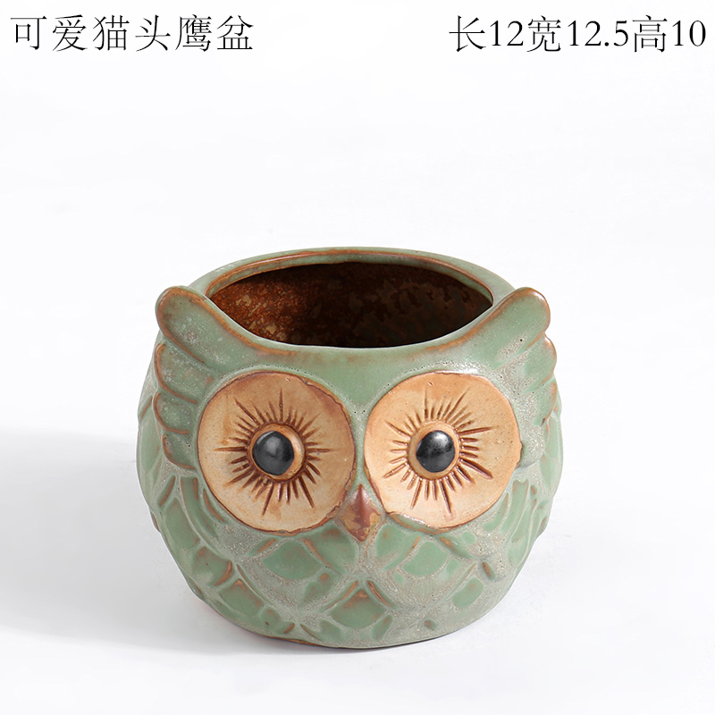 The bird frog rabbit owl duck yard creativity gardening meat flowerpot furnishing articles ceramic yellow duck 's fortune
