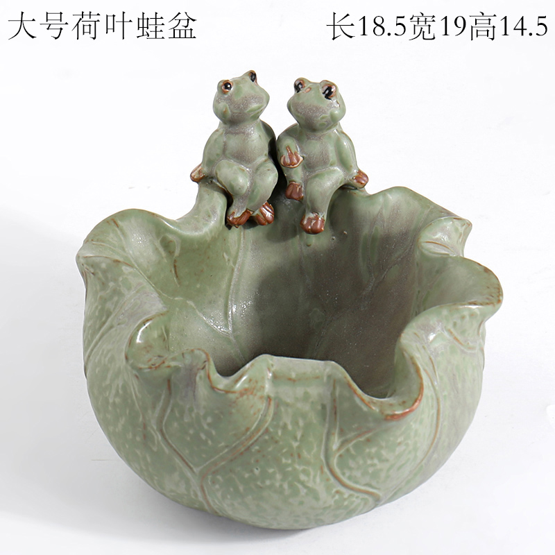 The bird frog rabbit owl duck yard creativity gardening meat flowerpot furnishing articles ceramic yellow duck 's fortune