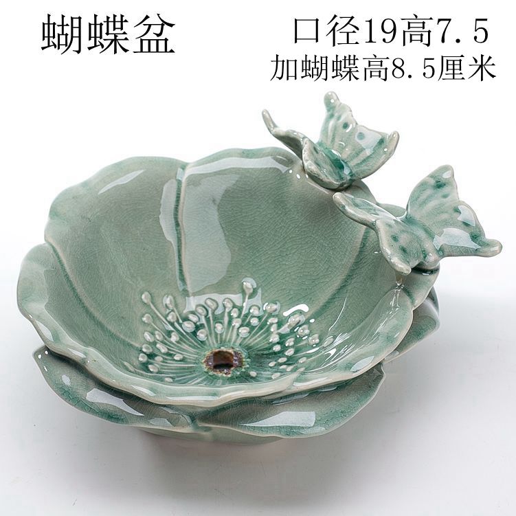 The bird frog rabbit owl duck yard creativity gardening meat flowerpot furnishing articles ceramic yellow duck 's fortune