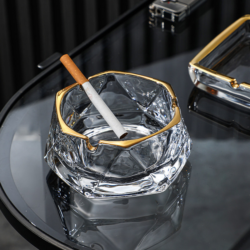 Glass Cigarette Ash Trays Creativity Personality Trend Home Tea Table Living-room Light Extravaganza Nordic Style Office Pendulum