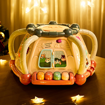 Baby toys Educational early education Newborn baby intelligence development Hand beat drum 0-1 years old boys and girls grip training