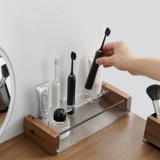 Электрическая зубная щетка для стойки без удара туалетная зубной туалет туалет туалет, хранение хранения зубной чашки для промывки полон рта,