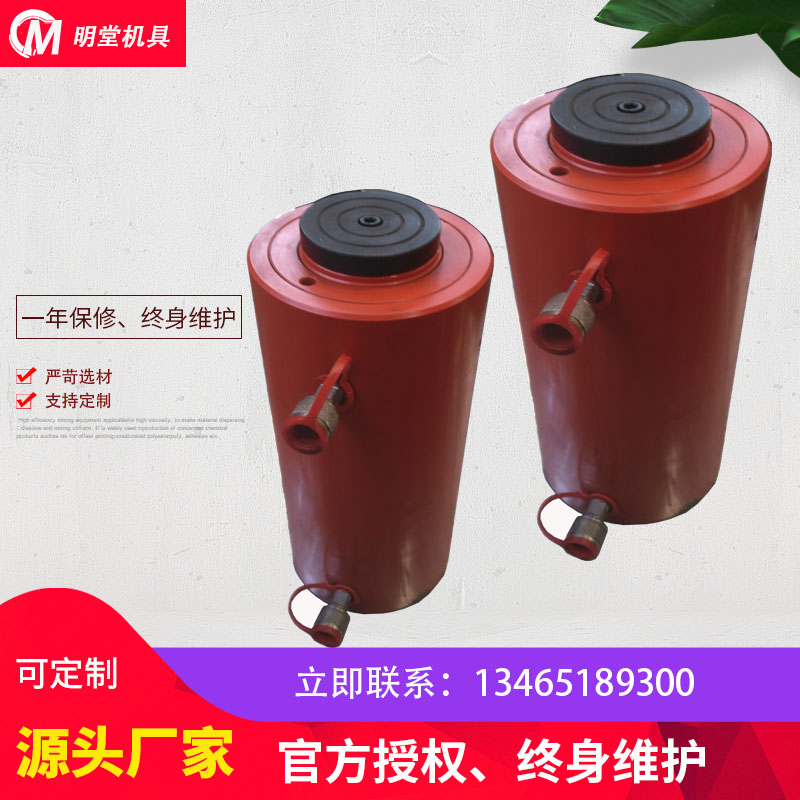 Bidirectional hydraulic cylinder large tonnage hydraulic cylinder with flange double action small hydraulic cylinder can be customized