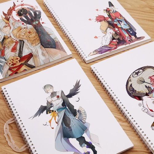 慕莲花 Учитель -учитель -учитель аниме обложка A3 Sketch Benzhuang Hard Shell Coil A4 Sketch Book студентка от детей граффити