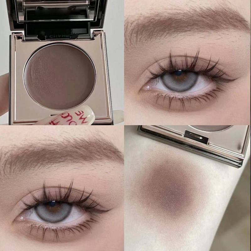Cold door monochrome X swollen multipurpose cream monochromatic eye shadow disc blush coffee clay color matt mashed potatoes lipstick-Taobao