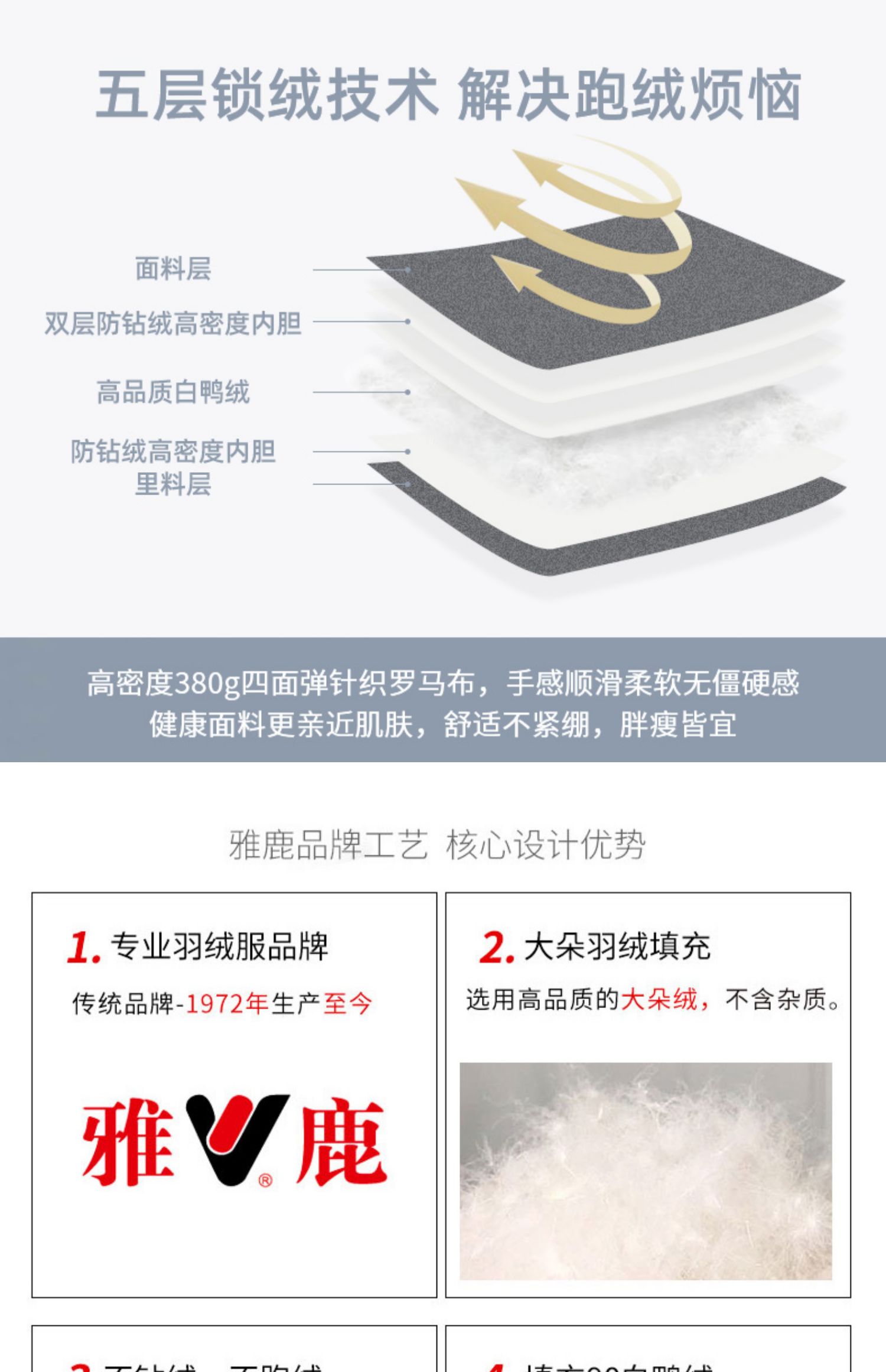 雅鹿 女士 魔术显瘦小脚羽绒裤 券后89元包邮 值值值-买手聚集的地方