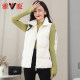 Yalu Down Vest Women's Short Style 2023 Autumn and Winter New Stand Collar Korean Style Casual Versatile Vest Jacket Fashion