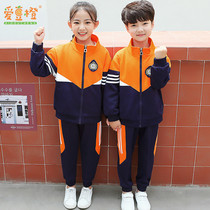 Kindergarten garden clothes spring and autumn clothes new suit British style high school primary school students school uniforms Childrens class clothes sportswear