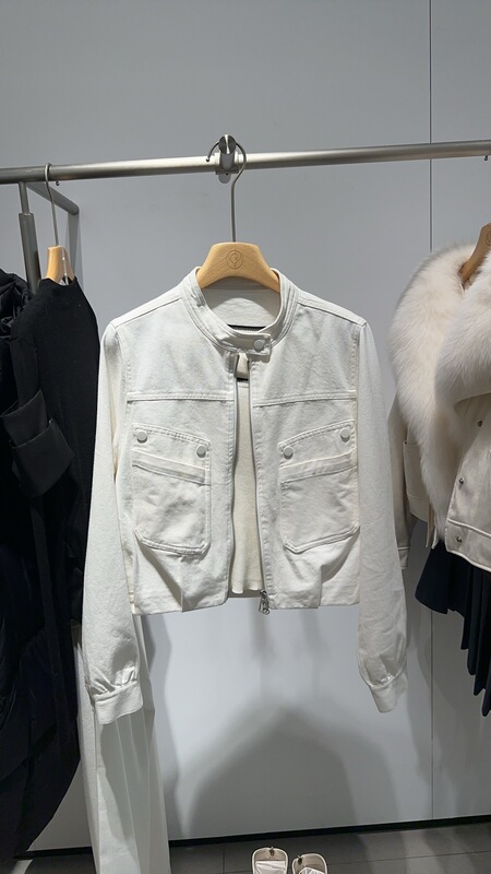 Rosealyssa 2026 Spring New Style Baseball Jacket with Patch Pockets R6105-1705-699