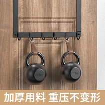 Bedroom gentleman black coat hook rack hanging stainless steel non-perforated clothes hook no trace door rear adhesive hook