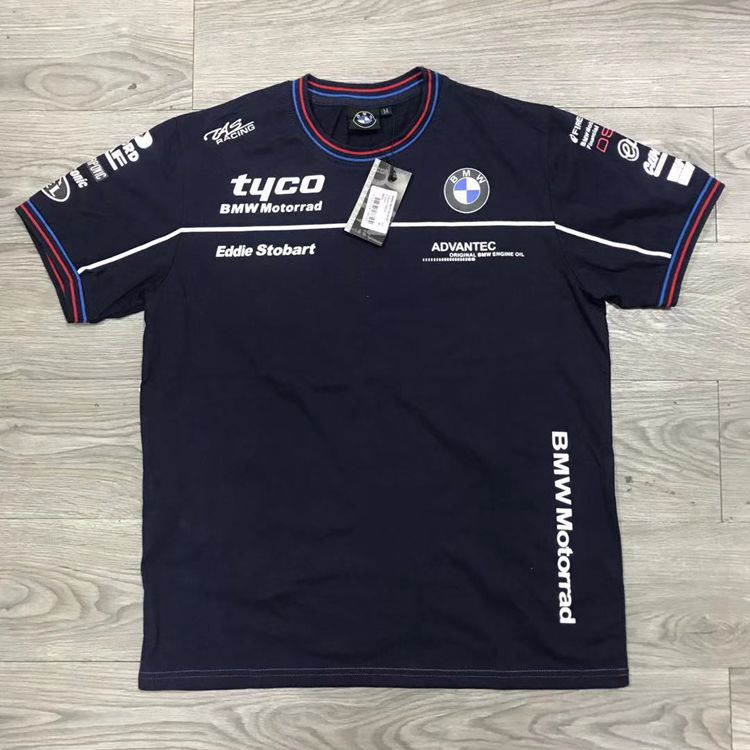 MOTO Rrad Machine Depot Team Short Sleeve T-shirt Racing PURE COTTON SHORT SLEEVE ROUND COLLAR CASUAL RACING TYCOT-SHIRT