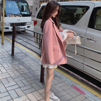 MENTMAR suit jacket lady autumn winter new womens clothing Korean version online red fried street design sensation little crowdsuit suit