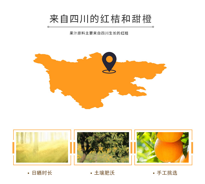 老北京汽水 北冰洋 桔汁橙汁碳酸饮料 248ml*24瓶 玻璃瓶装 图3