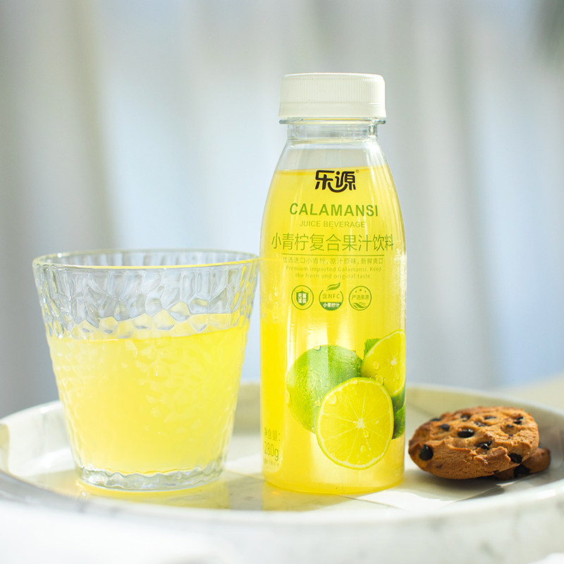 乐源 小青柠复合果汁饮料 280g*6瓶 天猫优惠券折后￥27.9包邮（￥44.9-17）