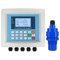 Ultrasonic open channel flow meter Parshall trough Triangular weir rectangular weir farmland irrigation and sewage flow meter