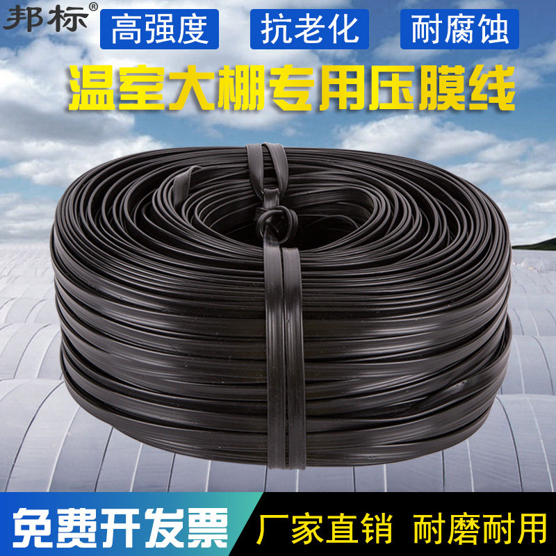 National standard greenhouse film belt film line greenhouse accessories film line high-strength plastic steel line film line multi-specification