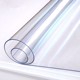 Transparent PVC soft plastic sheet roll film soft crystal glass sheet table mat waterproof curtain windproof