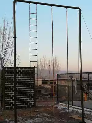 Outdoor climbing frame Climbing frame Outdoor climbing rope climbing pole climbing ladder Three-in-one climbing trainer for physical training