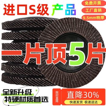 Thickened Flap Disc for Angle Grinder, 100 Polishing Disc for Metal and Stainless Steel, Abrasive Cloth Wheel Grinding Disc
