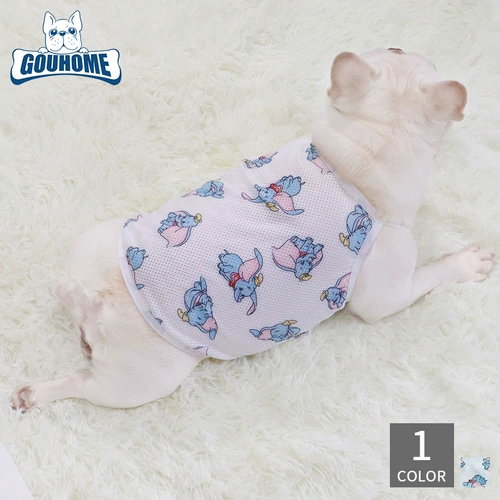 Французская борьба Одежда Тонкая подвеска летний жилет сетка бульдог толстый собака короткая весна весна и летняя мопская короткая тело