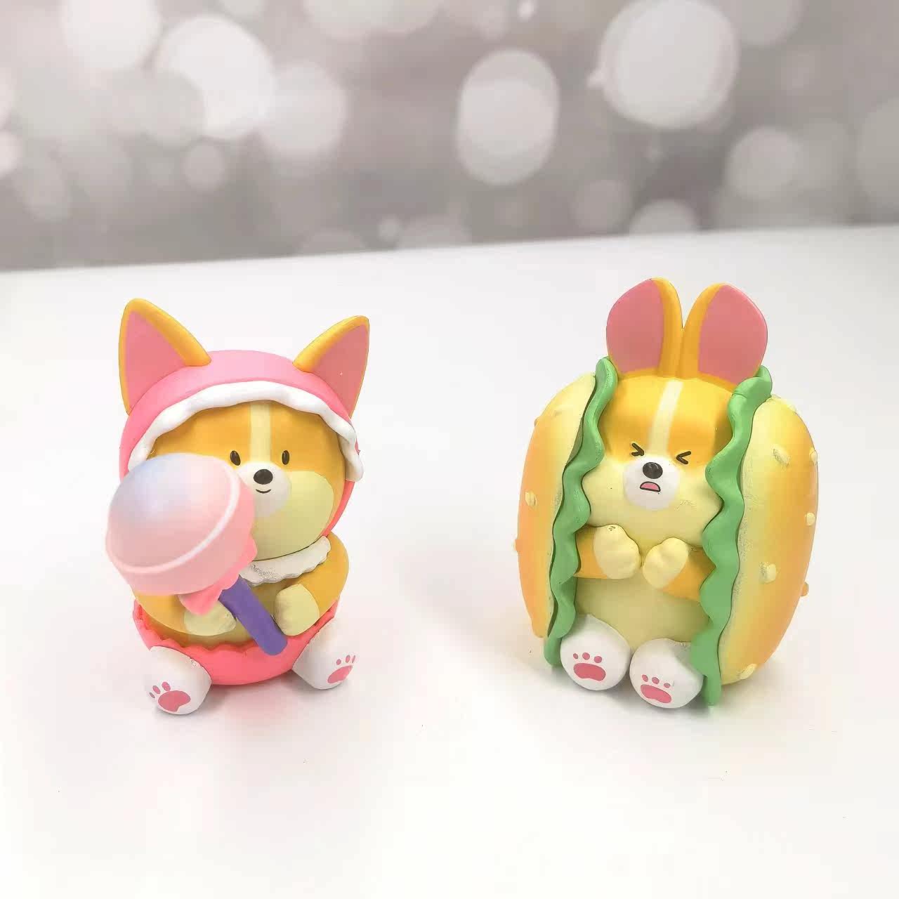 新品吃货狗柯基柴犬公仔手办盲盒可爱卡通汪汪卡通礼物摆件车载饰测评：这狗太萌了！_潮玩盲盒_淘宝游戏网