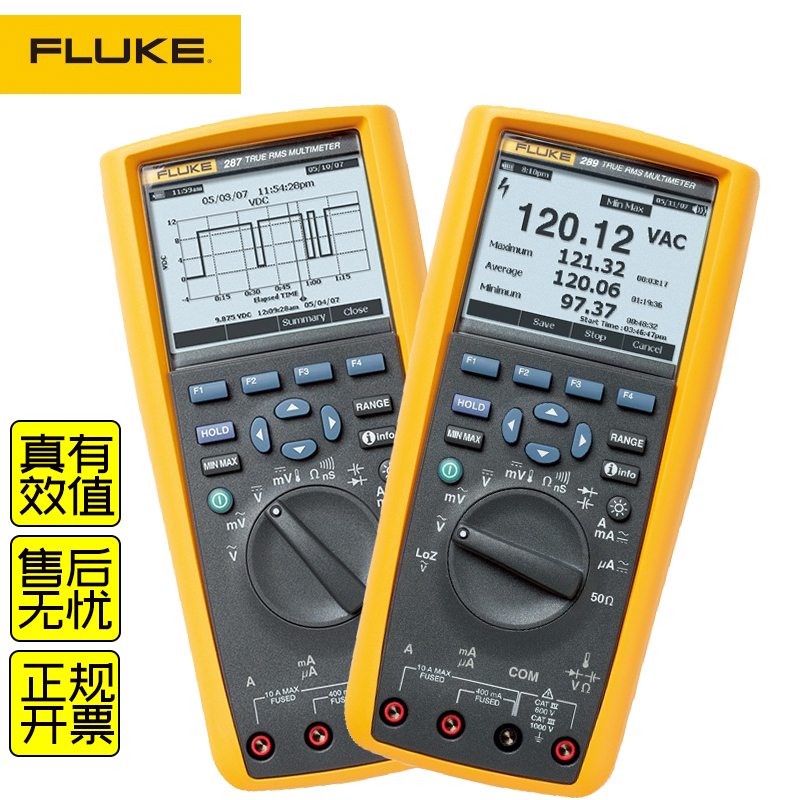 FLUKE Fluke High Precision Engineering Wanuse F287 F287 289C 233C Separable number of universal use tables 