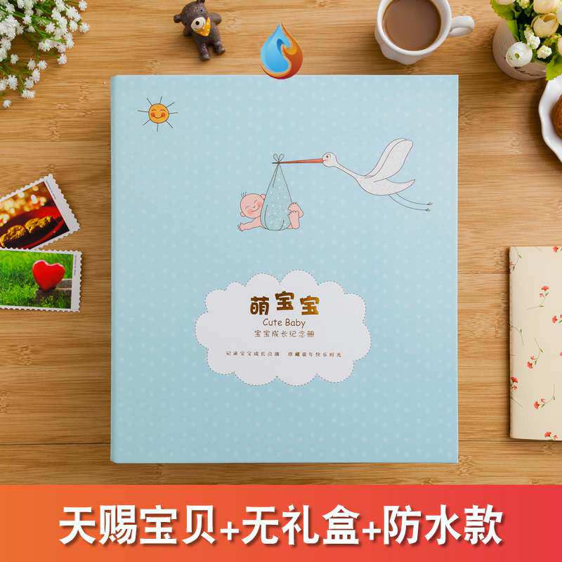 。 Baby Growing Up Commemorative Album Baby Birth Photo Album Diy Diary Newborn Baby Baby Hand