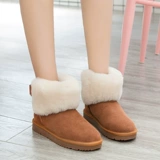 Зимние короткие сапоги, флисовые удерживающие тепло туфли, 2020