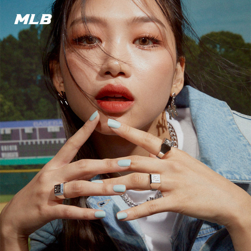 MLB official men's and women's ring NY retro open ring sports trend personality couple 21 summer new JD01