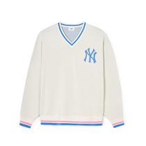 MLB official male and female couple college style versatile sweater with large LOGO casual fashion 24 spring new style KPV01