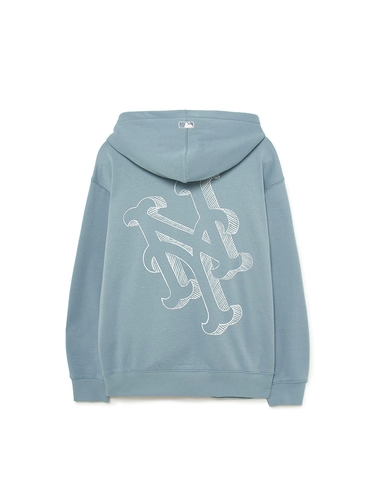 MLB Трехмерная зимняя утепленная толстовка подходит для мужчин и женщин для влюбленных, оверсайз, с печатью вашего логотипа