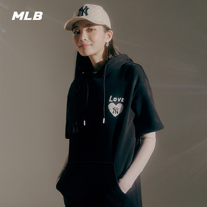 MLB Official Ladies Lieven Dress Loving even Hood Clothing Short Skirt Loose Winter OP02-Taobao