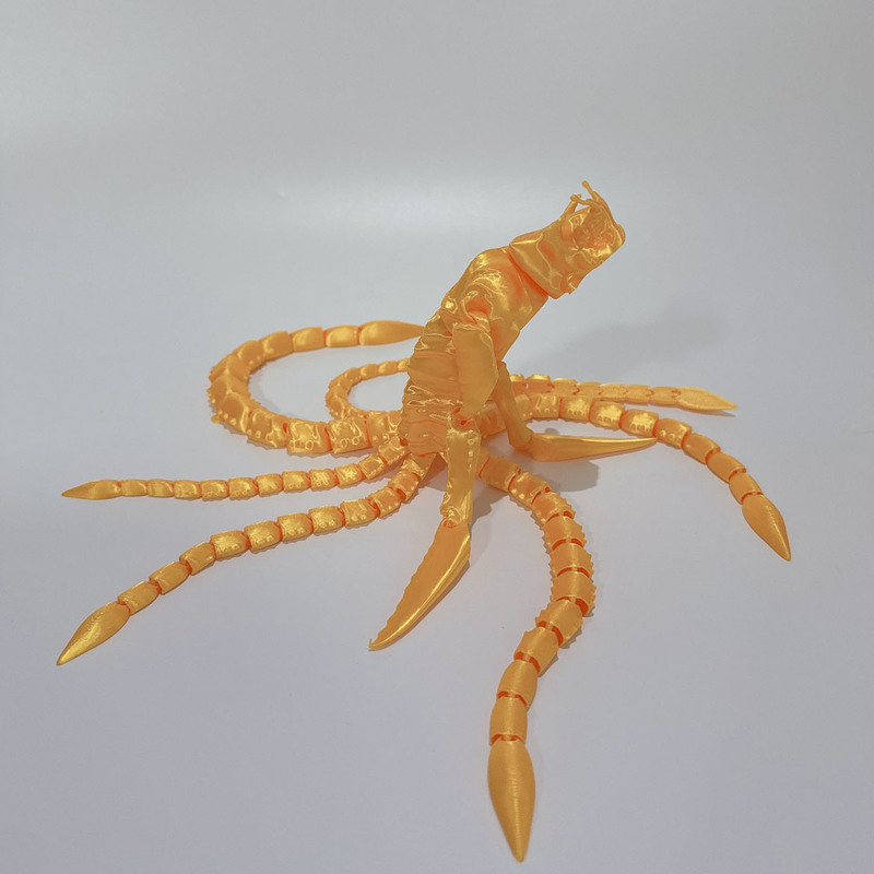 Cross-Border 3D Printed Toy Sea Beast Model Deep Sea Adventure Action Figure with Movable Joints, Children's Gift