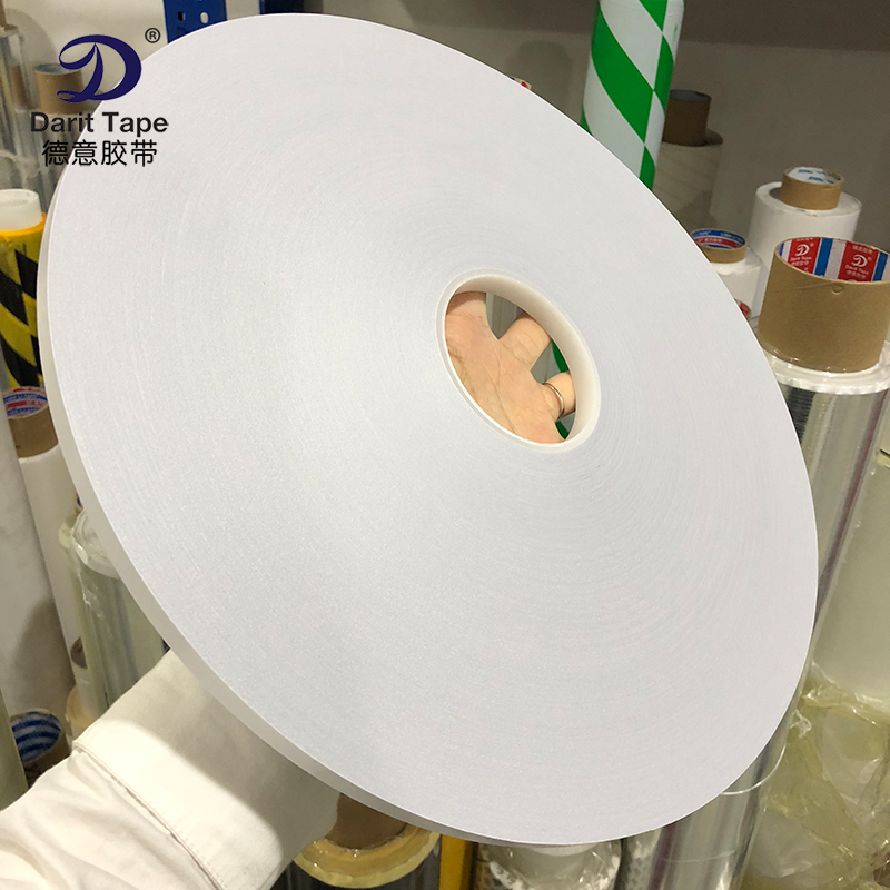 Nhà máy sản xuất băng keo Đức-Ý bán trực tiếp băng keo hai mặt có độ nhớt cao băng keo hai mặt dài 600 mét và đường kính lớn cho máy móc tự động thông số kỹ thuật tùy chỉnh trực tiếp băng keo 2 mặt mỏng