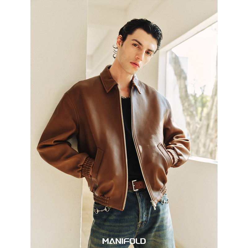 Manifold｜High-End Thick Lambskin Motorcycle Jacket Imported from Spain