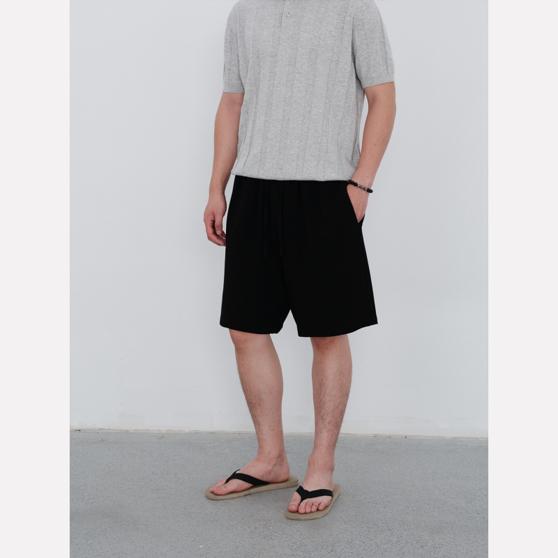 Manifold｜Japanese Imported Triacetate Elastic Drawstring Loose Casual Outdoor Relaxed Beach Shorts