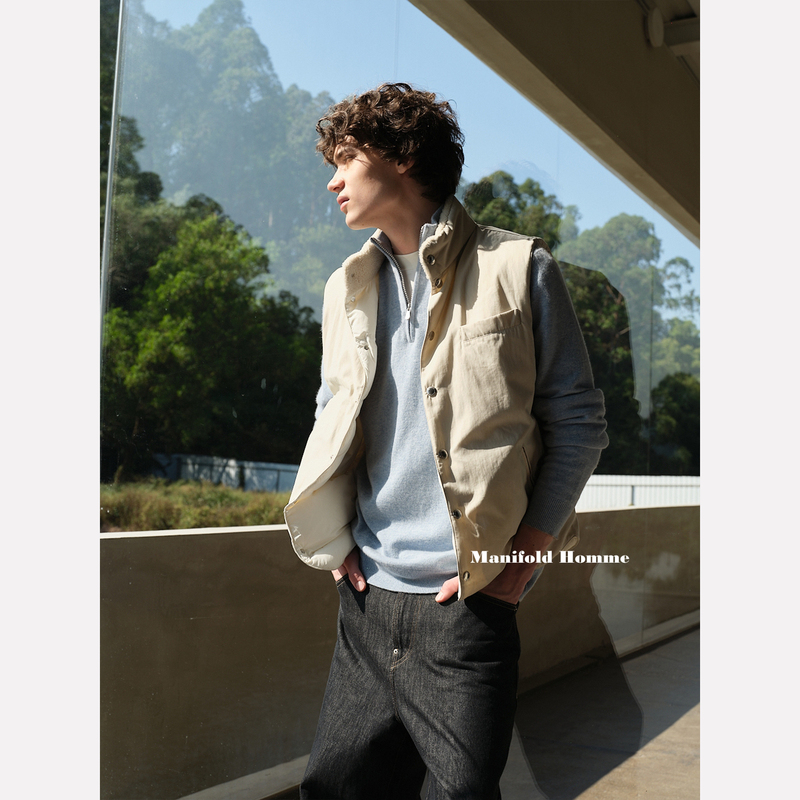 Manifold|Old Money Business Casual 90% White Goose down Vest Autumn and Winter Warm Coat Manifold|Old Money Business Casual 90% White Goose down Vest Autumn and Winter Warm Coat