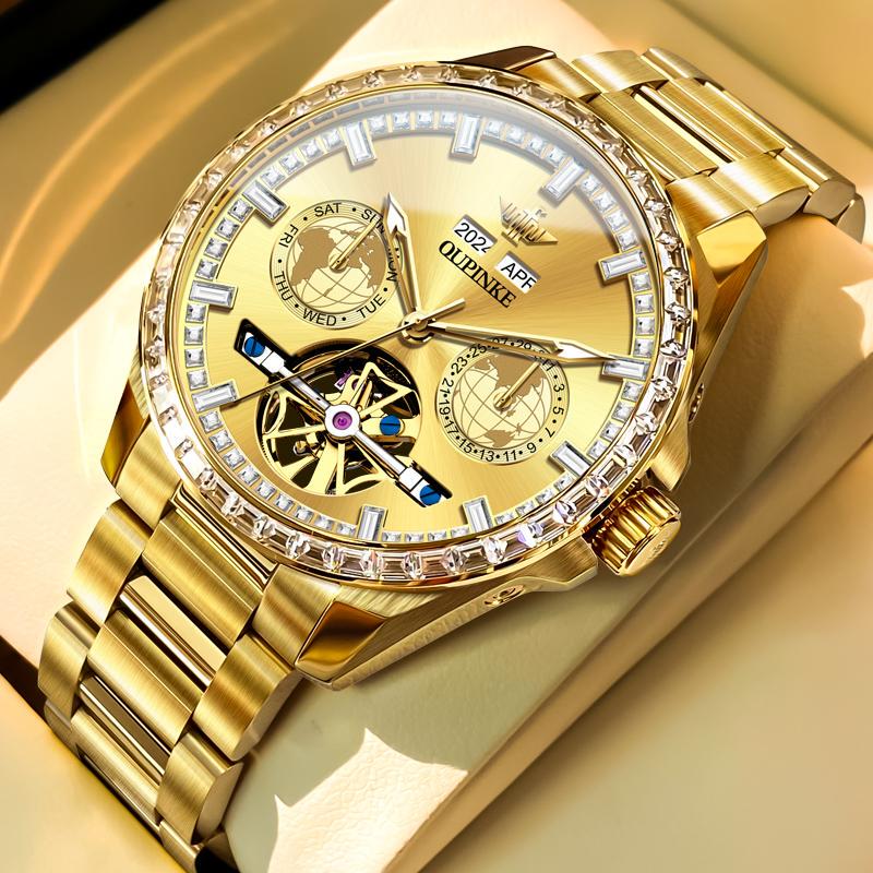 Authentic Men's Watch, Men's Fully Automatic Mechanical Watch, New High-End Business Multifunctional Waterproof Watch, Top Ten Brands