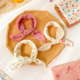 Детский демисезонный ветрозащитный удерживающий тепло шарф, хлопковый осенний тонкий шарф-платок для раннего возраста подходит для мужчин и женщин для девочек