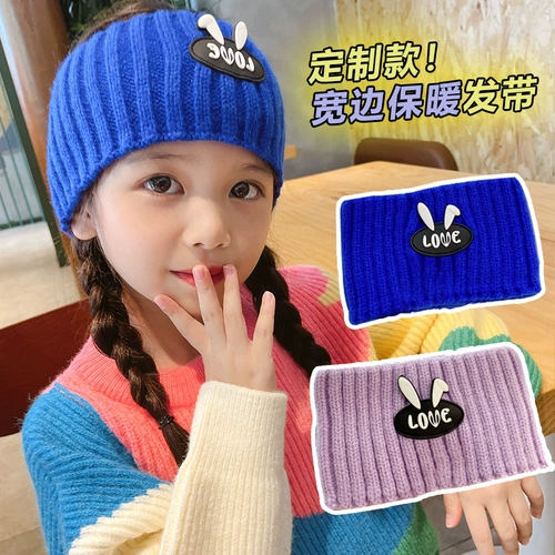 Детская трикотажная повязка на голову, удерживающий тепло ветрозащитный ободок, популярно в интернете